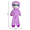 KONG Shakers Crumples Sloth Dog Toy