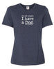 Dog Is Good Tee I'm Not Single Navy Wos