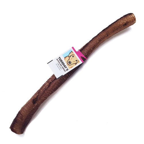 Tuesday's Natural Dog Company Ostrich Trachea (Bulk) Dog Treats