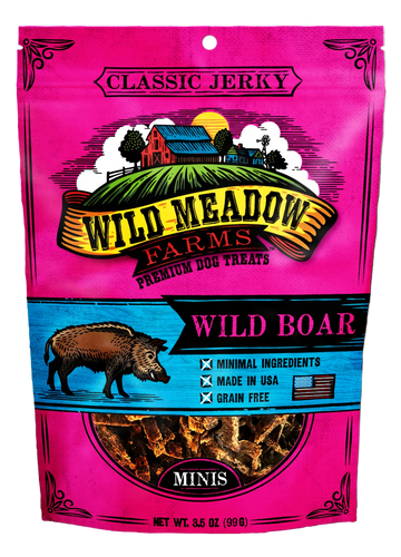 Wild Meadow Classic Wild Boar Minis Dog Treats