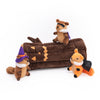 ZippyPaws Halloween Burrow® – Haunted Log Dog Toy