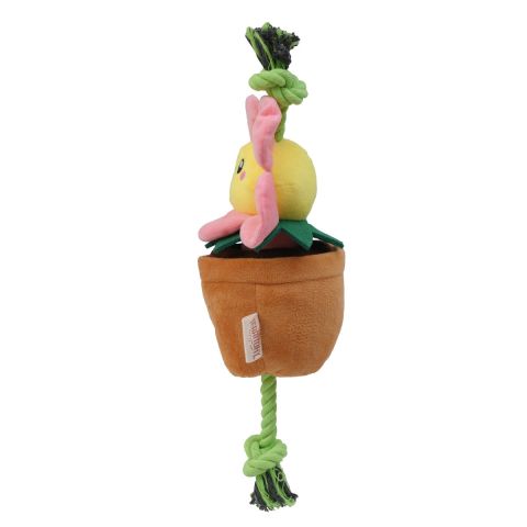 Territory Flower Treat-and-Tug Dog Toy