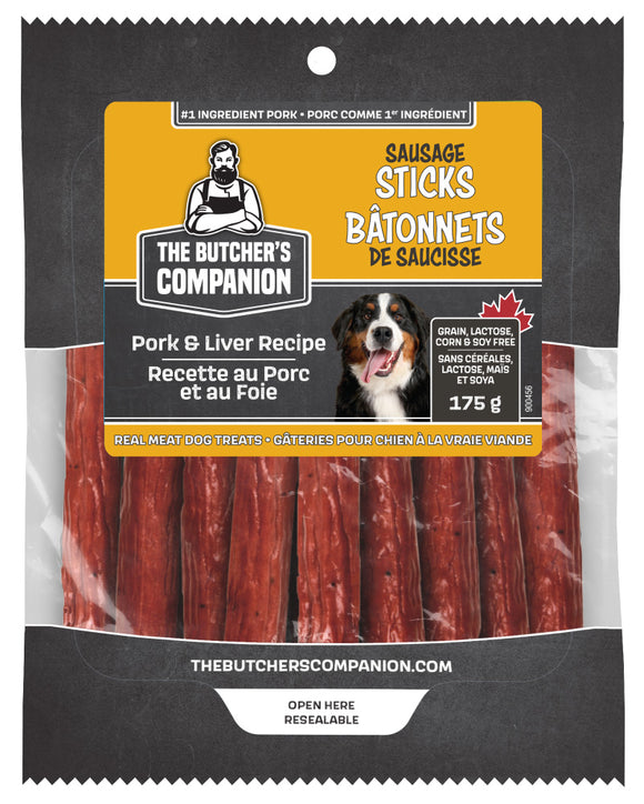 The Butcher's Companion Pork & Liver Recipe Sausage Sticks