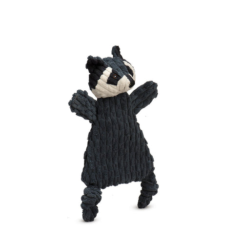 HuggleHounds Reggie Raccoon HuggleFlatties™ Durable Plush Dog Toy