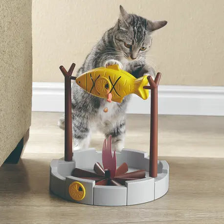 PetPals Grilled Fish Cat Toy