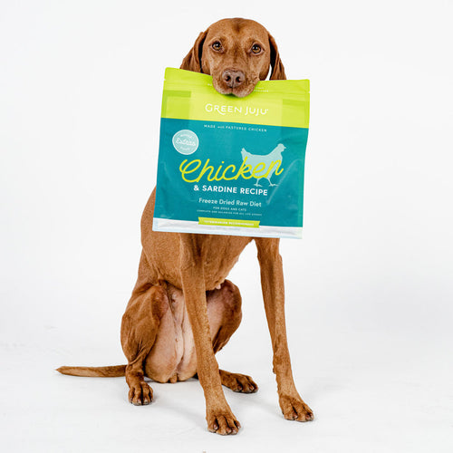 Green Juju Extras Chicken & Sardine – Complete & Balanced Freeze-Dried Meal