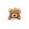 ZippyPaws Snooziez with Shhhqueaker – Bear Dog Toy