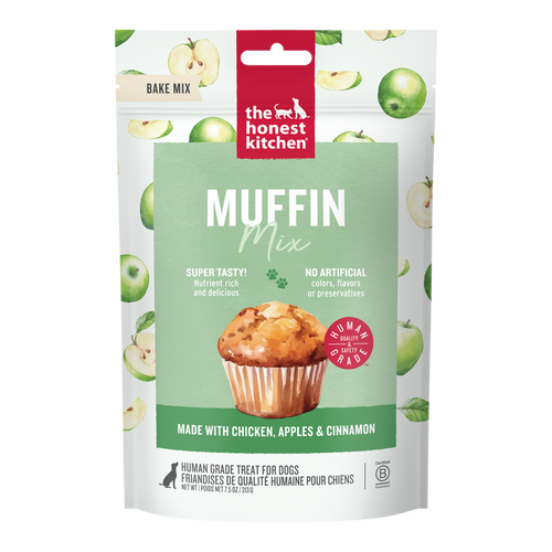 The Honest Kitchen Muffin Mix made with Chicken, Apples & Cinnamon Dog Treats