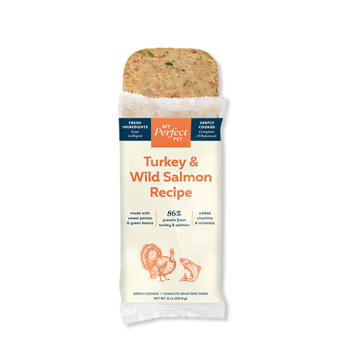 My Perfect Pet Turkey and Wild Salmon Hunter's Frozen Dog Food