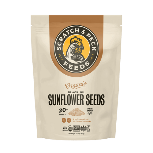 Scratch and Peck Feeds Organic Black Oil Sunflower Seeds