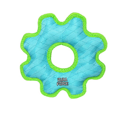 Tuffy® DuraForce® Gear Ring Blue Dog Toy