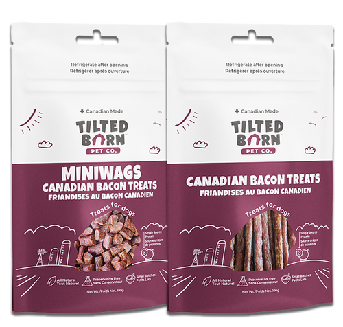 Tilted Barn Miniwags Canadian Bacon Dog Treats