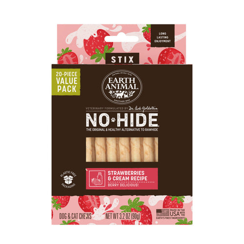 Earth Animal No-Hide® Strawberries & Cream Stix