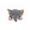 ZippyPaws Snooziez with Shhhqueaker – Elephant Dog Toy