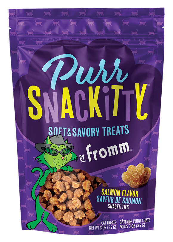 Fromm Purr Snackitty Salmon Flavor Snackitties Cat Treats (3 oz)