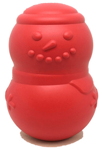 SodaPup Snowman Durable Rubber Chew Toy & Treat Dispenser (Large)