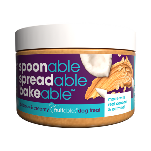 Fruitables Spreads™ Coconut & Oatmeal Creamy Dog Treat (7-oz)