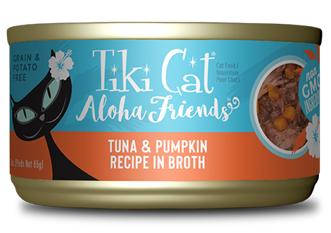 Tiki Cat® Aloha Friends™ Tuna & Pumpkin Wet Cat Food (5.5 oz)