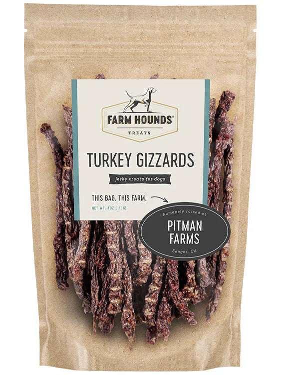 Farm Hounds Turkey Gizzard Sticks Dog Treats (4.5 oz)